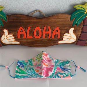 COPY - Lilly Pulitzer face mask